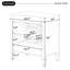 Meuble-lavabo blanc de 30 po avec lavabo, esthétique rétro - trous de robinet pré-percés, tablette réglable, panneau de tiroir amovible en bois véritable et lavabo en céramique, fabrication-804829710