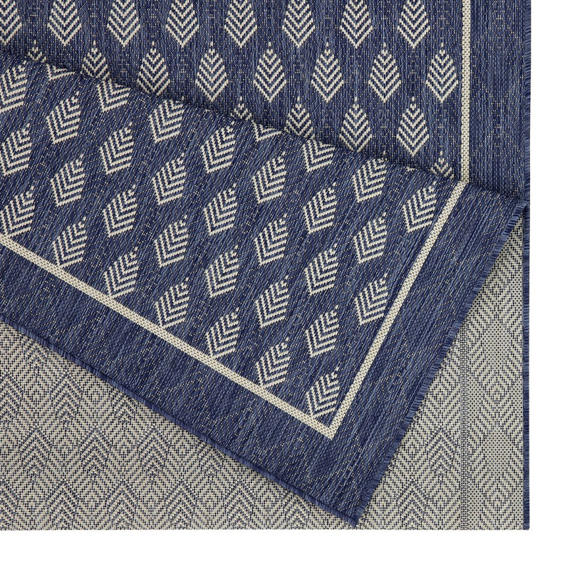 Sunshine Indoor/Outdoor Area Rug, Blue, Rectangle 7'10" x 10'3"