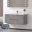 Meuble-lavabo simple 48 po avec plateau en résine