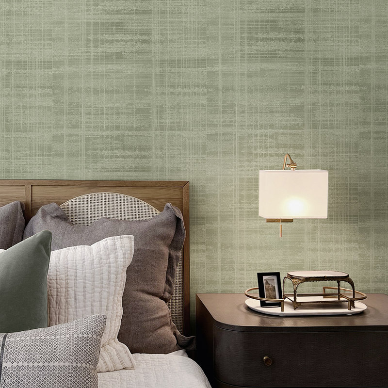 Boutique Lamont Weave Wallpaper, Laurel