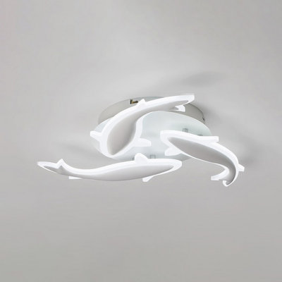Altynbek Acrylic LED Semi Flush Mount