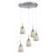 Luminaire suspendu en forme de cloche 5 lumières Murphy-432116268-432116271