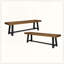 Banc d'extérieur en bois d'acacia-129577684