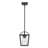 Skegness 1 - Light Matte Black Lantern Pendant-699559446