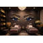 Adhésif décoratif Lash Studio, art mural beauté yeux, décoration de salon de cils, esthétique de chambre 563MV-970659411