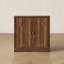 Armoire de rangement modulaire Monos avec porte et étagères réglables (lot de 1), noyer-130730782