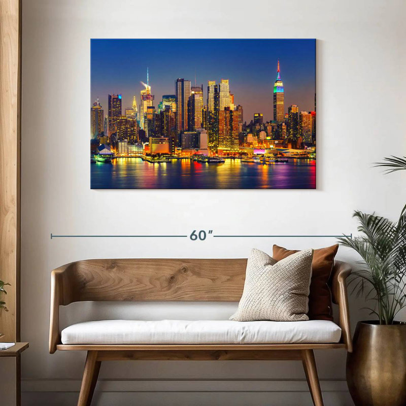 Lumières lumineuses Kavia Manhattan, H 30 po x l 45 po