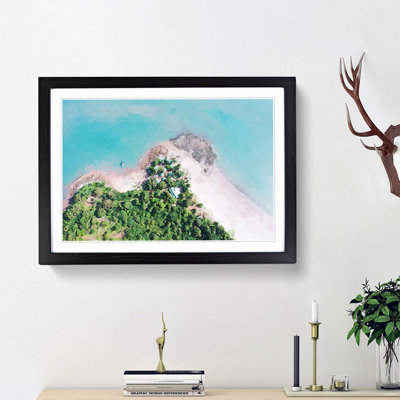 Beach in Conakry Guinea in Abstract - Picture Frame Photograph Print