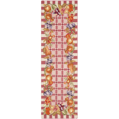 Chelsea Hand Hooked Wool Pile Ikat Rug
