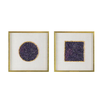 Glam Wall Decor on Solid Wood