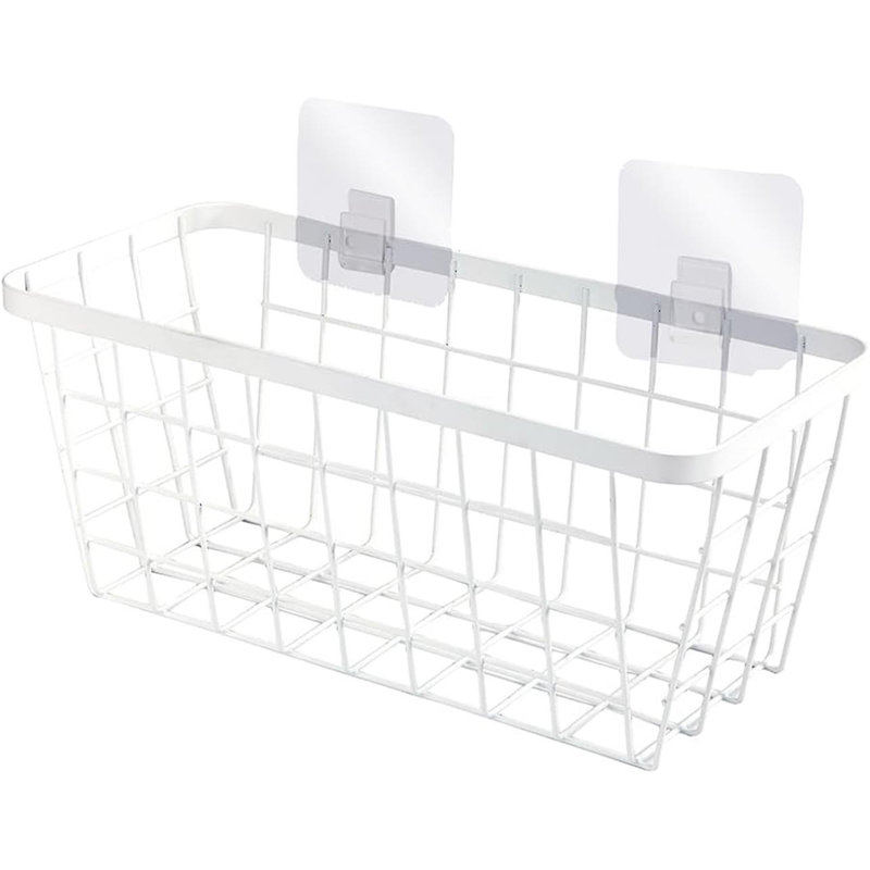 White Hanging Kitchen Basket