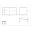 Lissabon 3 Piece Desk Office Set