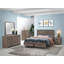Ensemble de chambre à coucher 2 pièces avec table de chevet Graysie-81087174
