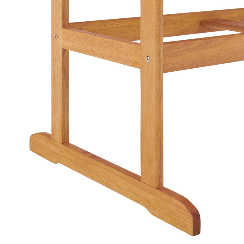 Table de salle à manger rectangulaire en bois d'eucalyptus d'extérieur 59 po Hatteras