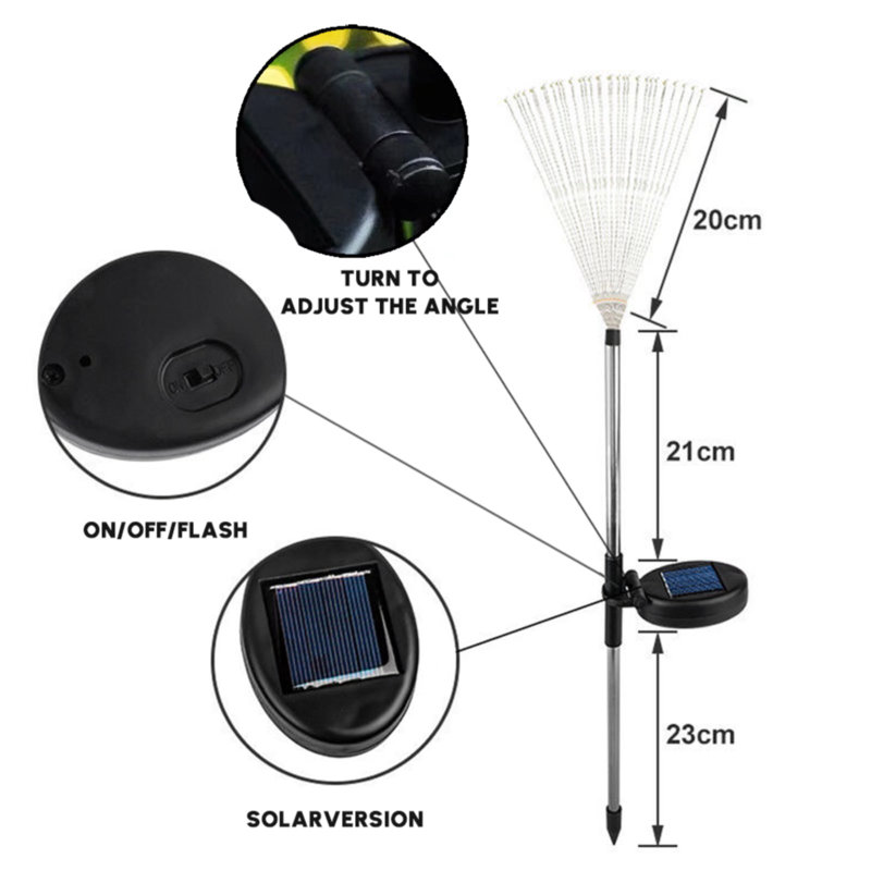 Solar Twinkle Luminary & Pathway Lights, Multicolor