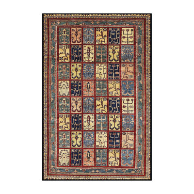 Tapis décoratif multicolore à motif abstrait