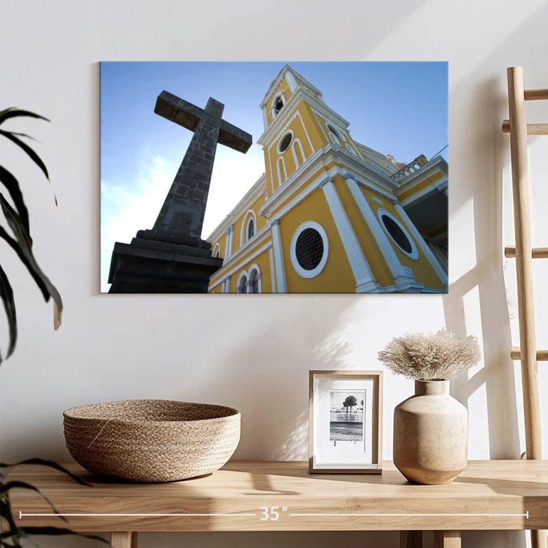 Cathédrale de Nicci, Grenade, Nicaragua, H 16 po x l 24 po