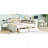 Full Size L-Shaped Bookcases Bed With Power Outlets, USB Charging Ports,Two Drawers,Whtie-2017901332-2017901334