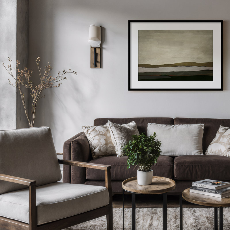 Print by ChiChi Decor, 45" H x 60" W, Black