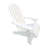 Outdoor Or Indoor Wood Children Adirondack Chair,White