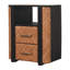 50cm W Solid Wood Bedside Table