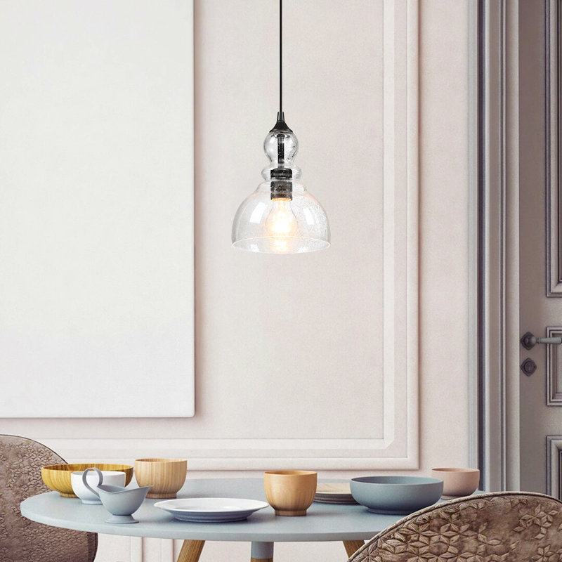 Mincey 1- Light Kitchen Island Teardrop Pendant