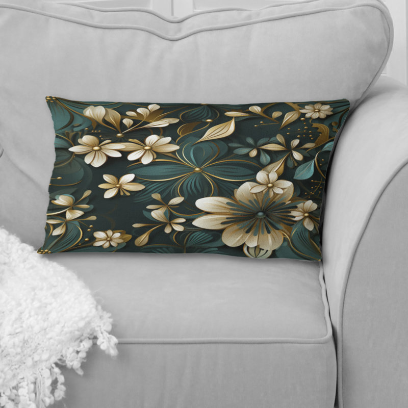 Floral Throw Pillow