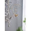 Ensemble de 2 sculptures murales en métal avec accents d'oiseaux 17 x 5,5 x 22 po