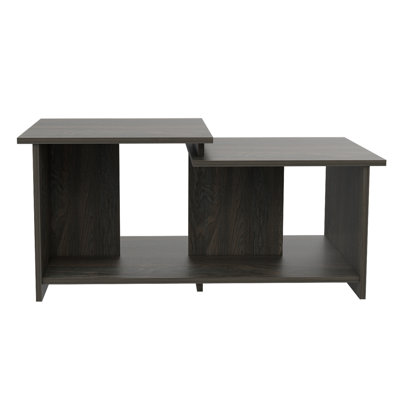 Table basse Wema 3, tablette inférieure ouverte