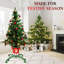 Support d'arbre de Noël naturel