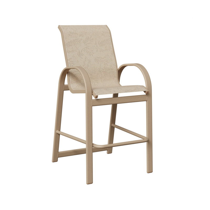 Fauteuil de bar berlinois Sahara Berlin Speckle, Sahara moucheté, Feuillage tropical