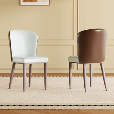 Modern Dining Chair With Carbon Steel Legs – Comfortable Seating For Home & Office (Set Of 2)