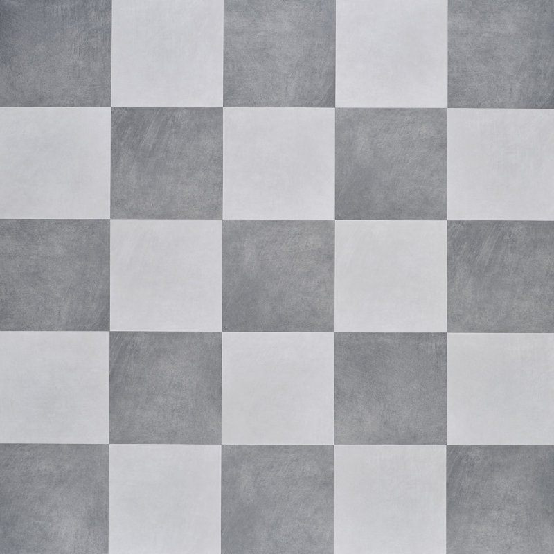 ADURA®Flex with Microban® Villa 18" x 18" x 2.5mm Luxury Vinyl Tile w/ 20mil wearlayer, Cement/Gray
