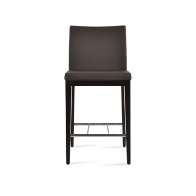 Tabouret de comptoir en bois massif 24 po Aria