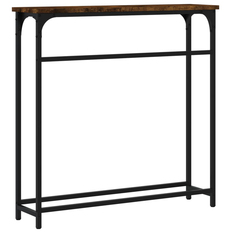 75cm Console Table, Smoked Oak