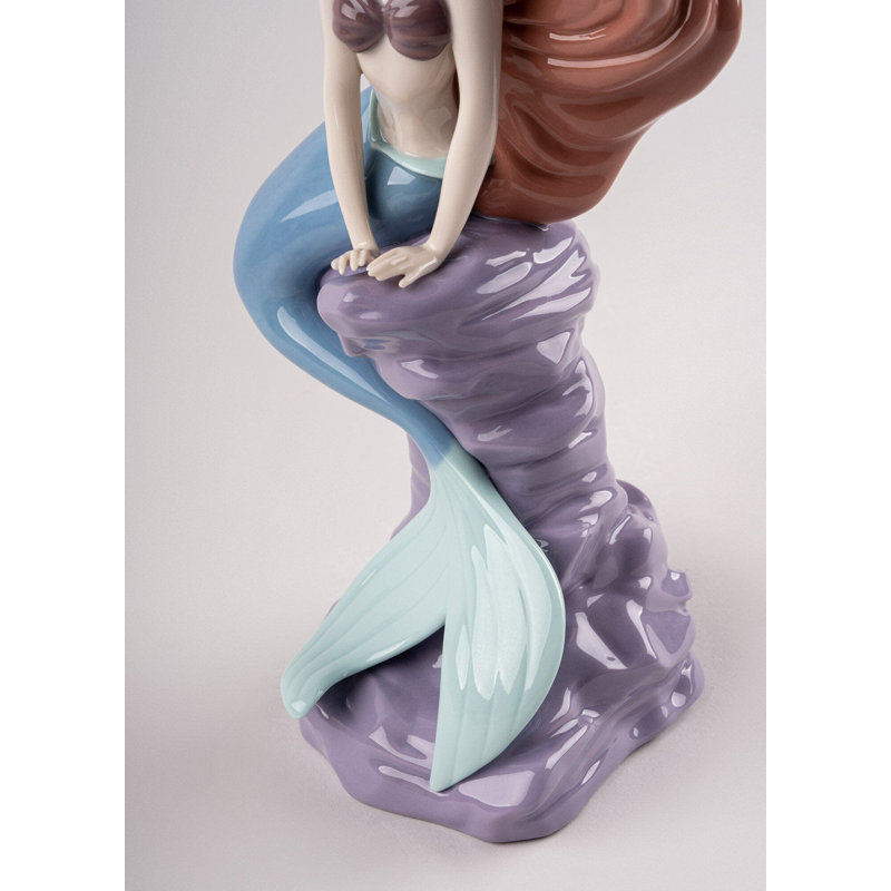 Ariel Porcelain Figurine with Glossy Finish
