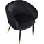 Fauteuil rembourré en velours Analeah-1678542594