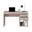 Bureau d'ordinateur à deux tiroirs Ibare, tablette inférieure (bureau)