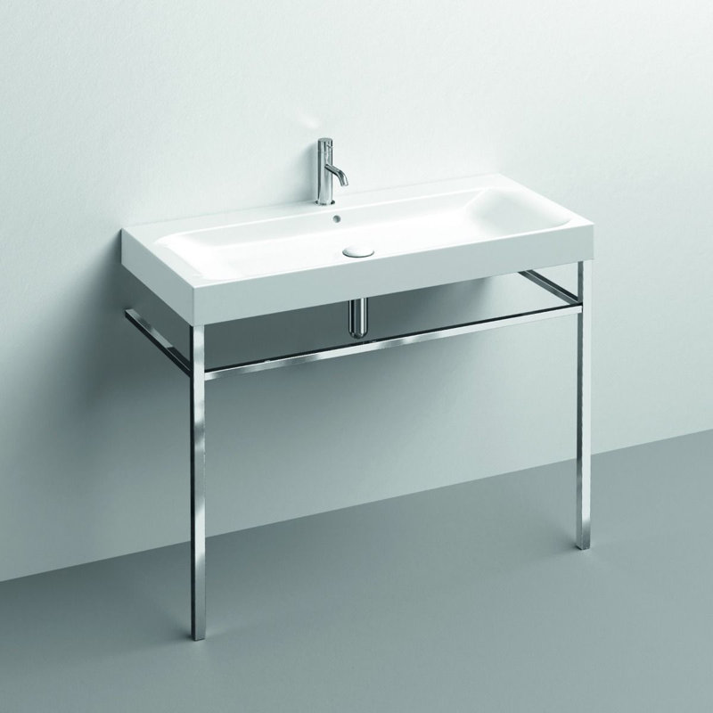 Lavabo de salle de bain console 47,2 po avec trop-plein Cento