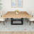 Jelina Square Dining Table In Natural Finish-1811323081