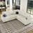 Penelopa Chenille L Shaped 4-Seat Corner Sofa Modular Storage Couch For Apartment With Removable Washable Cushion-260427075