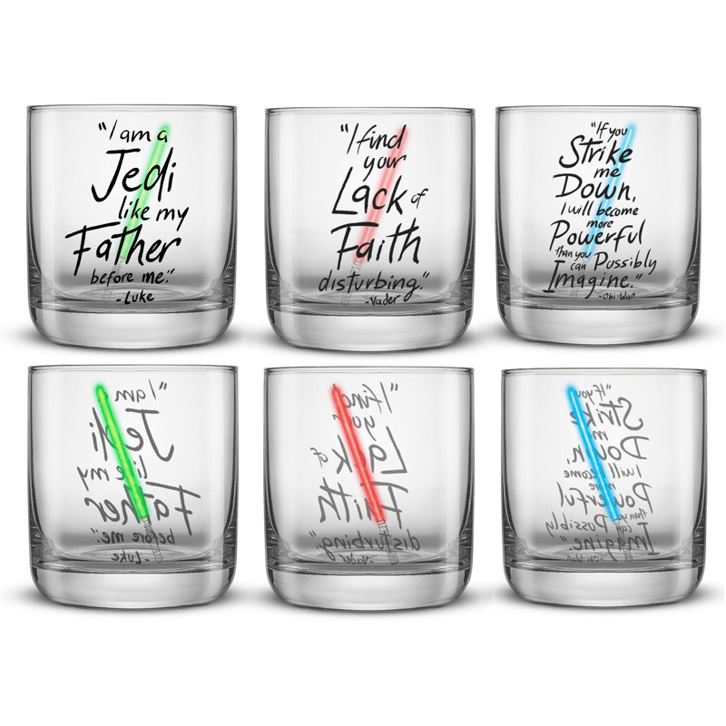 Star Wars Lightsaber Collection Drinking Glasses
