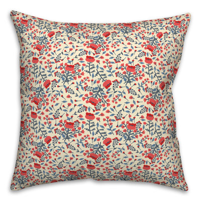 Polyester Throw Square Pillow Cover & Insert