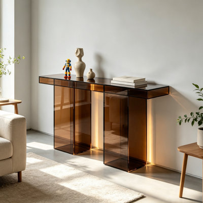 Acrylic minimalist console table
