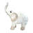 Waxler Resin and Polyresin Elephant Figurine - Elegant Decorative Accent Sculpture in Casual Contemporary Style-1098426758-1098426754