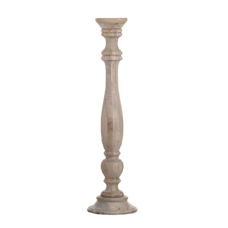 Wood Candlestick, 110cm H x 29cm W x 29cm D