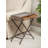 Circe Solid Wood Top End Table