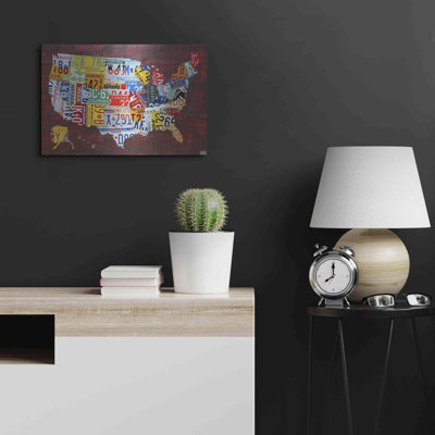 "USA Map Edition 15" par Design Turnpike