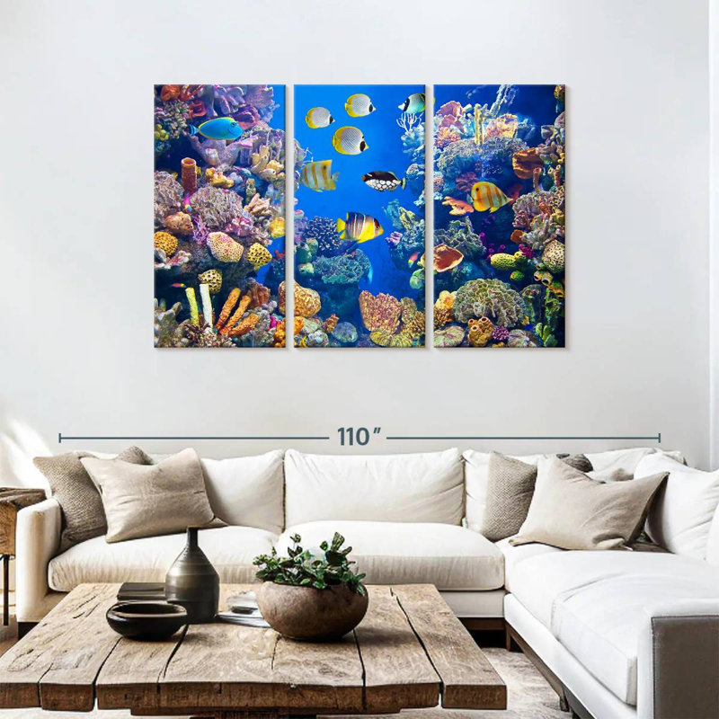 Aletra Teeming Underwater Life, 48" H x 74" W