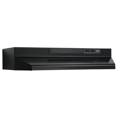 Broan-NuTone 30" Steel 160 CFM Convertible Under Cabinet Range Hood with Mesh Filter